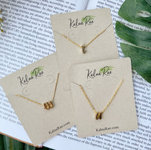 Initial Script Necklace • Gold